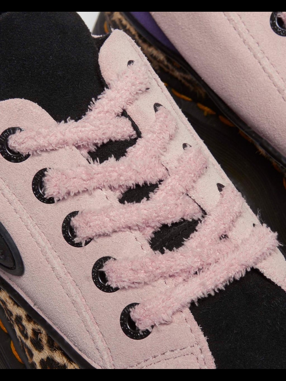 Dr. Martens Buzz Light Tan + Powder Pink - Mini Leopard Spot - Picture 8 of 8